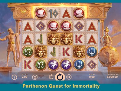 Слот Parthenon Quest For Immortality производителя NetEnt